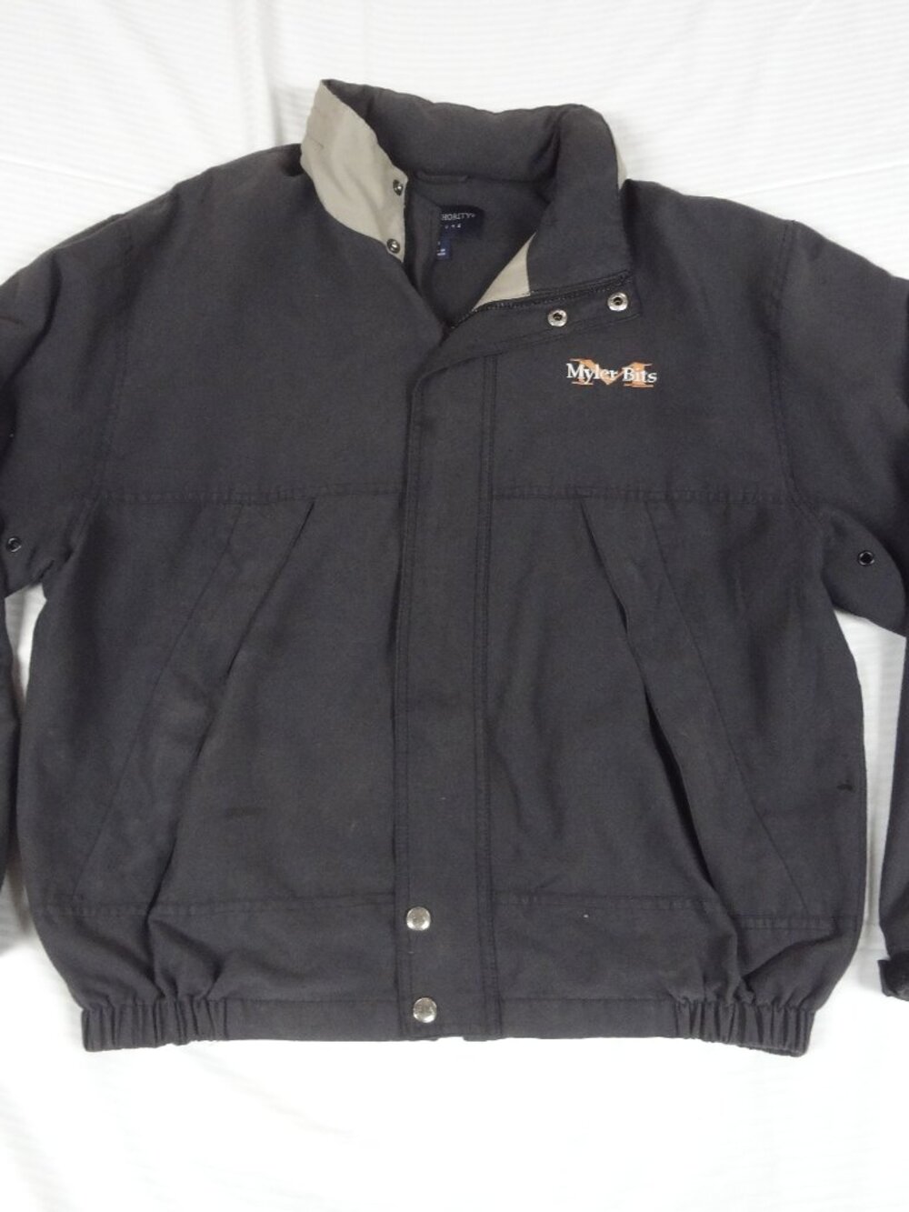 VINTAGE MYLER BITS DRESSAGE BLACK MEDIUM WOMENS JACKET L805 (DAMAGE C PICS)